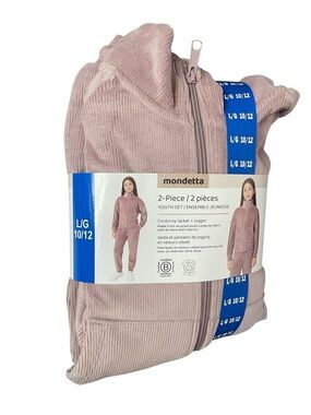 Mondetta Girls Corduroy Jacket and Joggers